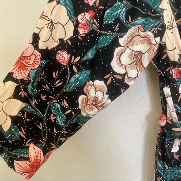 Torrid Floral Challis Shirtdress - Picture 9 of 11